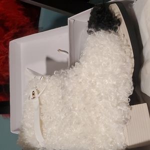 Cute sheep fur boots